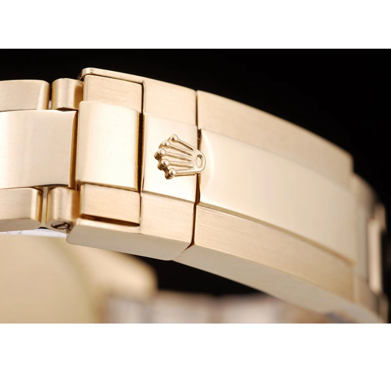 Aaa fake watches Rolex Gold Master Bezel 98232 Yacht Gold Dial 0818